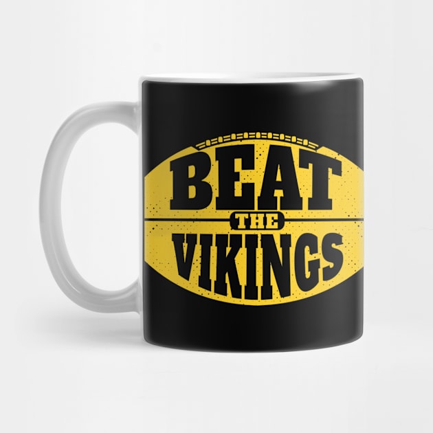 Beat the Vikings // Vintage Football Grunge Gameday by SLAG_Creative